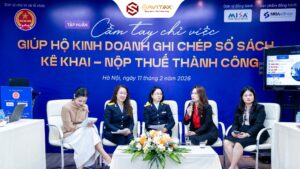 Cục Thuế tập huấn hỗ trợ hộ kinh doanh ghi chép sổ sách, kê khai và nộp thuế